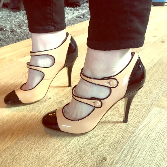 J. Crew Shoes - J.Crew Mona Two Tone Patented Leather Pumps